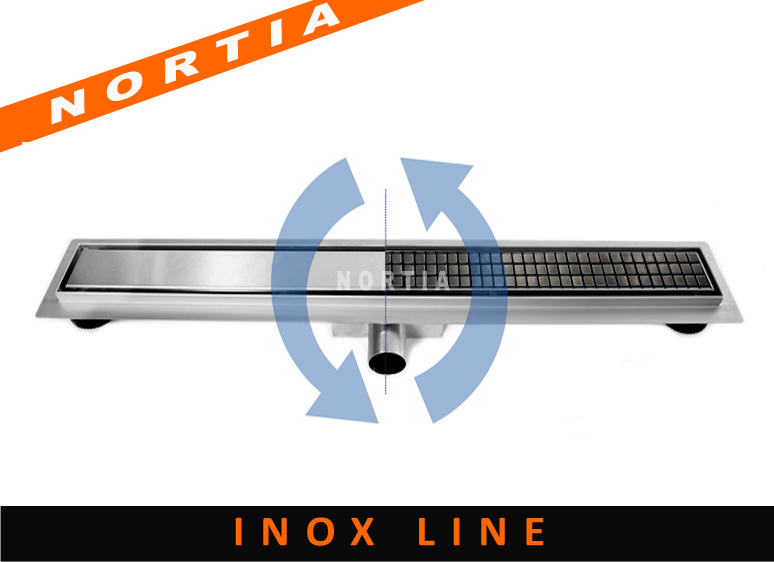 Γραμμικό κανάλι ντουζιέρας ανοξείδωτο - INOX LINE